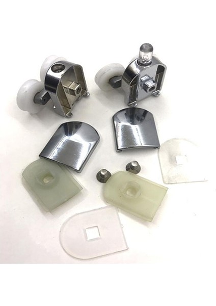 Ayrıntıshop Duşakabin Kanallı Rulman Oynar Çiftli Teker Çap 24MM