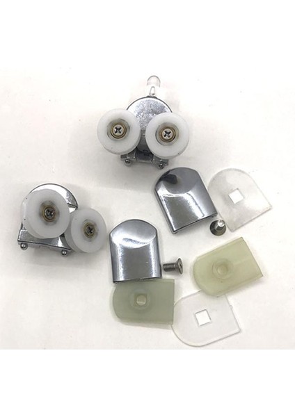 Ayrıntıshop Duşakabin Kanallı Rulman Oynar Çiftli Teker Çap 24MM modelleri