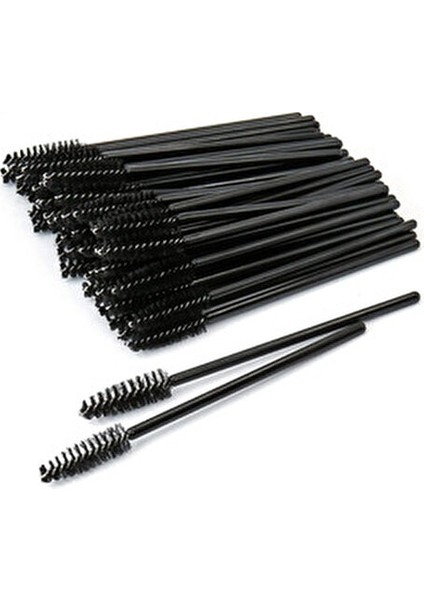 5'li Kaş ve Kirpik Tarama Fırçası 5 Adet Siyah