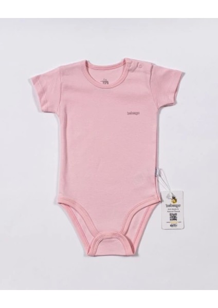 Bebengo BU4025 Basic Kısa Kol Body Pembe