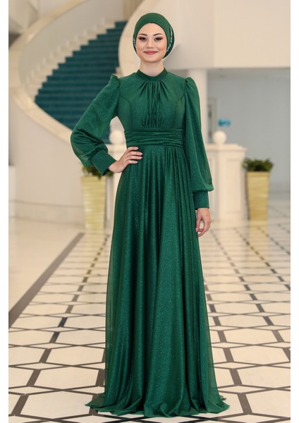 Şık Tasarım Tül Kübra Abiye