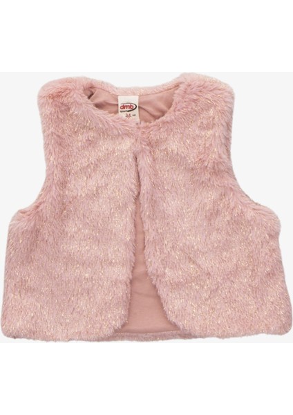 Dmb Kürklü Yelek - Pembe
