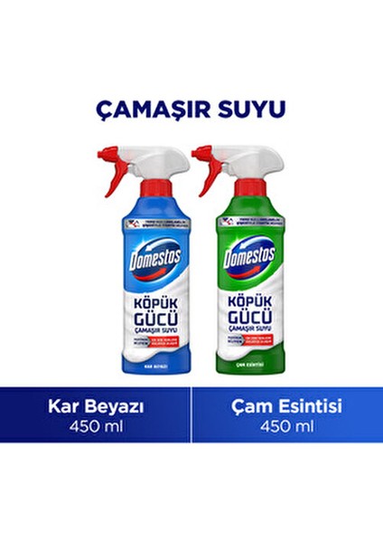 Köpük Gücü Çam Ferahlığı 450 ml X1 + Köpük Gücü Kar Beyaz 450 ml X1