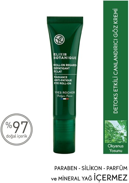 Detoks Etkili Canlandırıcı Göz Kremi-15 ml