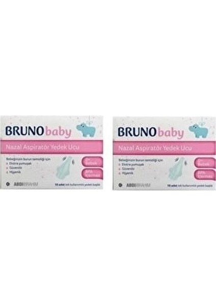 Nazal Aspiratör Yedek Ucu 10'lu 2 Kutu