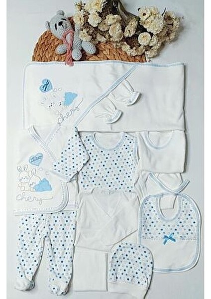 Mavi Yeni Doğan 10 Parça Hastane Çıkışı