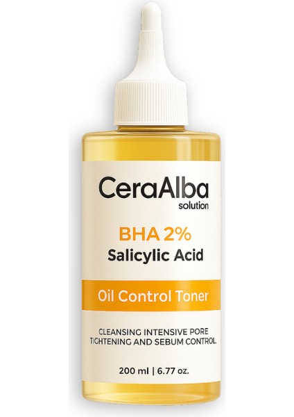 Salisilik Asit Toner Yağ Dengeleyici & Arındırıcı Bakım 200ML