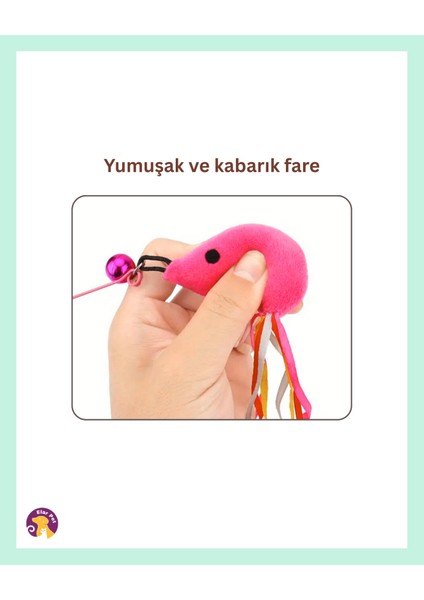 Elar Aksesuar Balıklı Kedi Oyun Oltası fiyatları