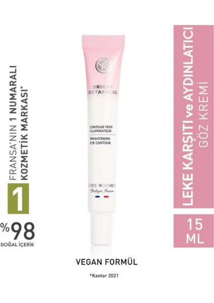 Göz Çevresi Için Bitkisel Kompleks – Leke ve Ince Çizgi Karşıtı Krem