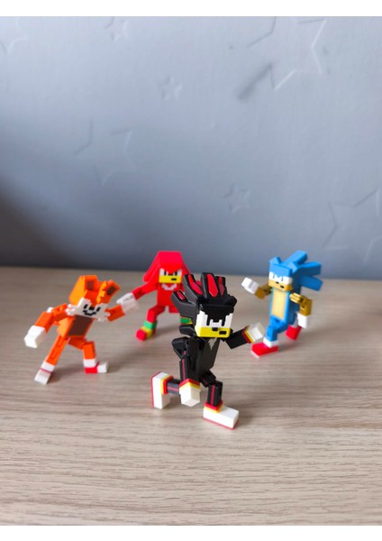 Minecraft Kirpi Sonic ve Knuckles The Hedgehog Hareketli Eklemli Figür fırsatları
