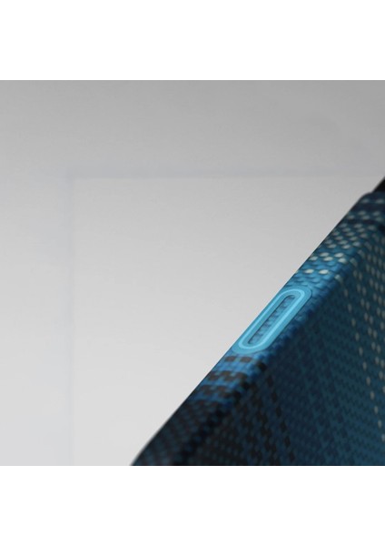 iPhone 17 Uyumlu Kılıf M-Safe Şarjlı Aramid Fiber Pitaka Tactile Woven Sunset-Moonrise Serisi Mavi fırsatları
