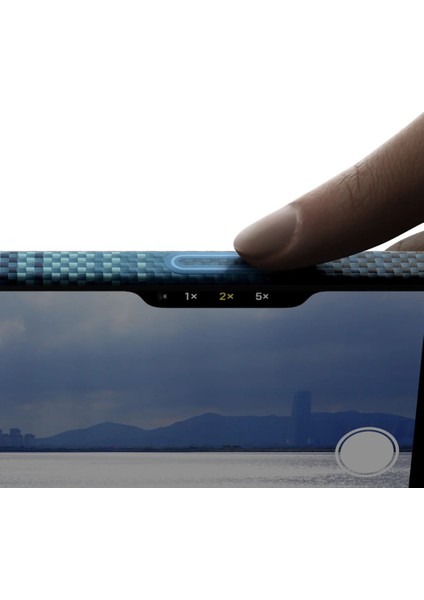 iPhone 17 Uyumlu Kılıf M-Safe Şarjlı Aramid Fiber Pitaka Tactile Woven Sunset-Moonrise Serisi Mavi indirimleri