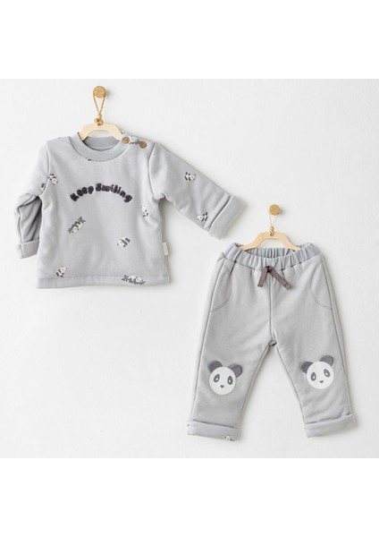 Andywawa AC26028 Fiber Keep Smiling 2'li Takım Grey