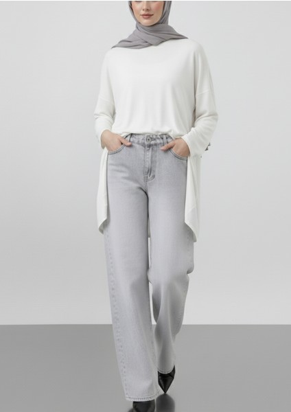Tesettür Uyumlu Oversize Bol Kot Pantolon | %100 Pamuk, Rahat & Şık Yeni Sezon Salaş Jean fırsatları