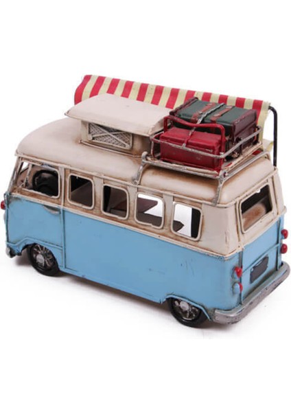 Dekoratif Metal Minibüs Çerçeveli ve Tenteli fırsatları