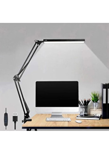 Katlanabilir Çalışma Okuma Masa Lambası Ayarlanabilir LED Akrobatik