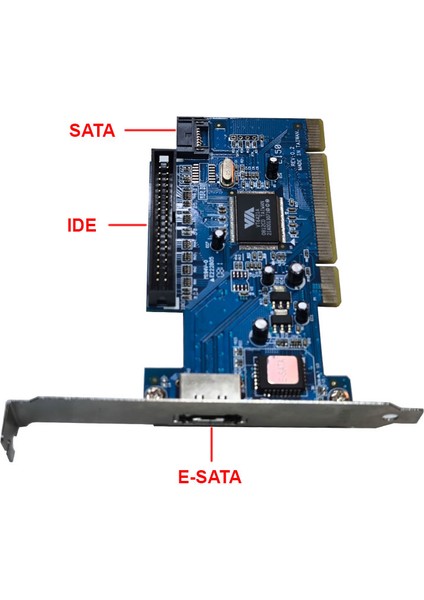Pcı To Ide Sata E-Sata Çevirici Kart Ide Sata Esata Dönüştürücü Kart modelleri