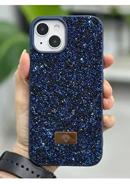 Iphone 13 - 14 ve 15 Uyumlu Elmas Tasarımlı Taşlı Işıltılı Parlak Pırlanta Silikon Kılıf fiyatları