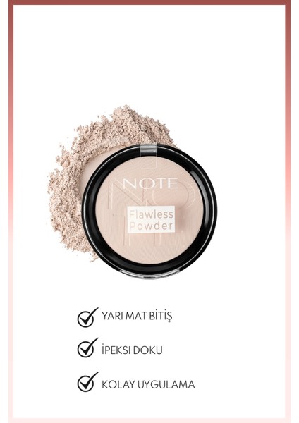 Flawless Powder Yarı Mat Bitişli Toz Pudra - 02 Light Porcelain Opal fiyatları