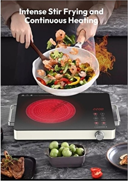 Boch S-24 Lazer Ocak A Plus Elektrik Tasarruflu Tüm Tencere ve Tavalara Uyumludur