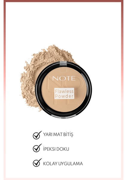 Flawless Powder Yarı Mat Bitişli Toz Pudra - 03 Beige fiyatları