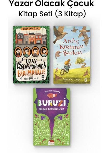 Yazar Olacak Çocuk Kitap Seti (3 Kitap)