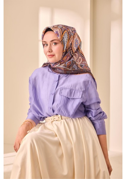 Twill Ipek Eşarp 11476-25