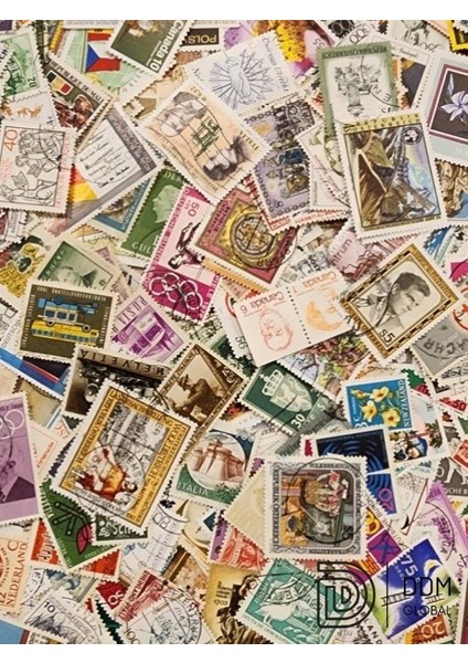 Dünya Genelinden 200 Adet Koleksiyonluk Damgalı Pul indirimleri