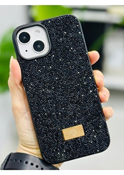 Iphone 13 - 14 ve 15 Uyumlu Elmas Tasarımlı Taşlı Işıltılı Parlak Pırlanta Silikon Kılıf fiyatları