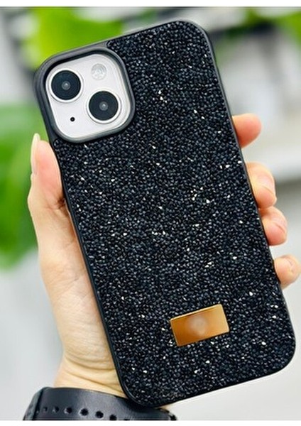 Iphone 13 - 14 ve 15 Uyumlu Elmas Tasarımlı Taşlı Işıltılı Parlak Pırlanta Silikon Kılıf modelleri
