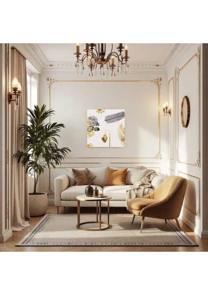 :temperli Cam Kare Tablo, Cam Tablo, Uv Baskı, CTT005