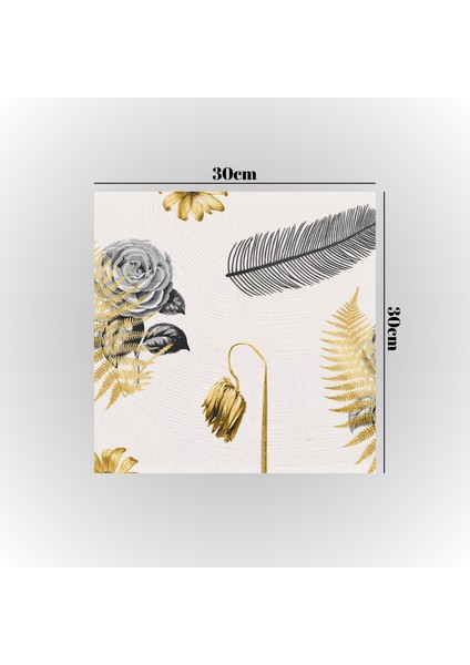 :temperli Cam Kare Tablo, Cam Tablo, Uv Baskı, CTT005