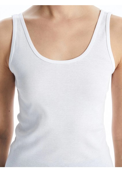 Lcw Dream Beyaz U Yaka Kadın Atlet modelleri