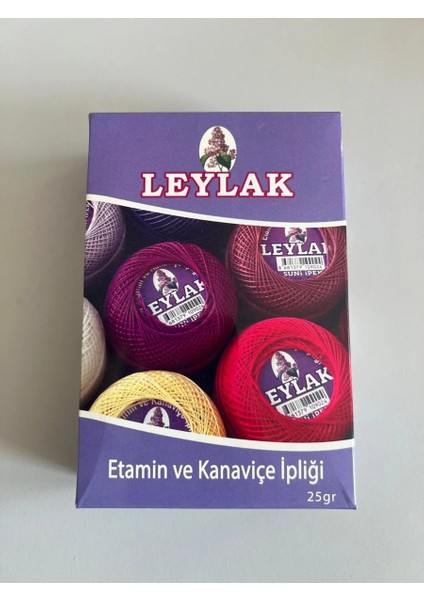 Etamin ve Kanaviçe Ipliği 6 Kat 25GR - Menekşe - 6128 modelleri