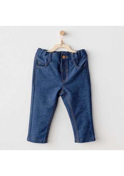 Andywawa AC25937 Casual Bebek Pantolon Indigo