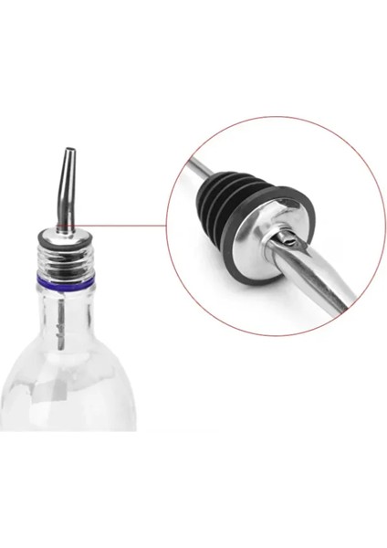 4 Adet Çelik Şişe Ucu Servis Aparatı Yağdanlık Tıpa fiyatları