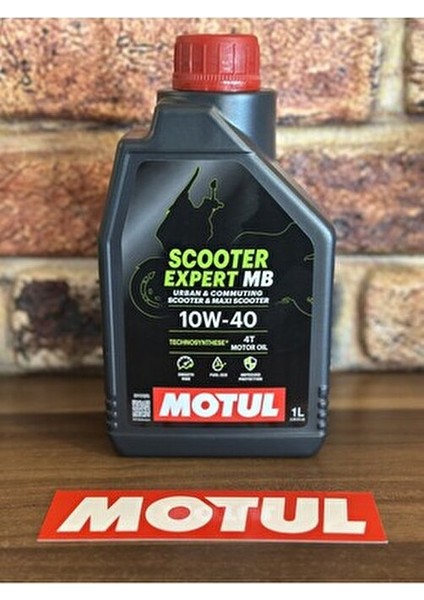 Scooter Expert MB 10W-40 Motor Yağı 1 Litre Yeni Seri