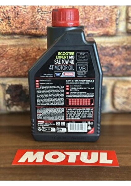 Scooter Expert MB 10W-40 Motor Yağı 1 Litre Yeni Seri fiyatları