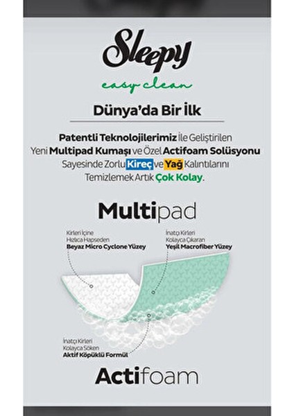 Easy Clean Kireç Sökücü ve Yağ Çözücü Havlu 30'lu 2 Paket modelleri