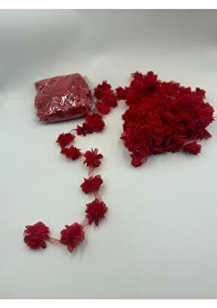 Kırmızı Lazer Kesim Gül Süsleme Paketleme 120 Adet Lazer Kesim Gül fiyatları