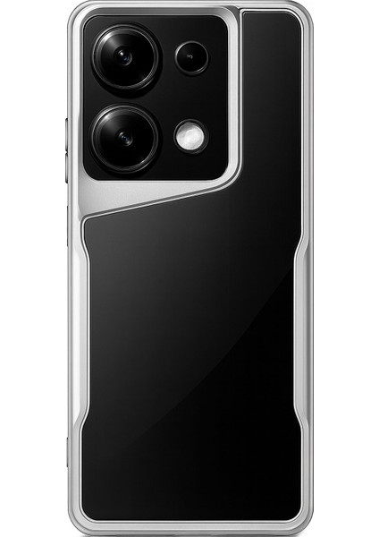 Xiaomi Redmi Note 13 Pro 4g Kılıf Darbe Önleyici Kenar Renkli Silikon Kapak