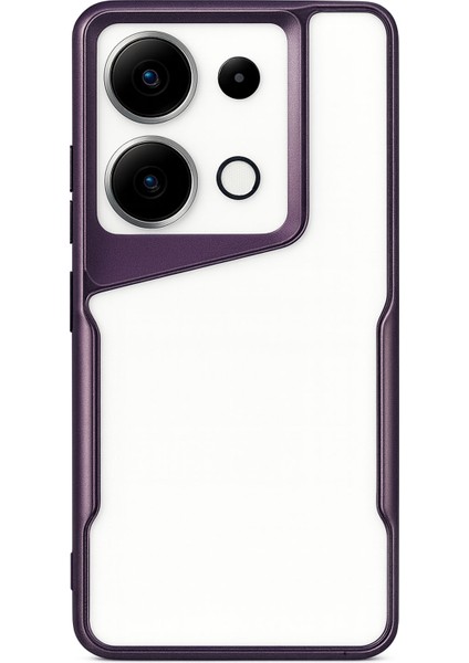 Xiaomi Redmi Note 13 Pro 5g Kılıf Darbe Önleyici Kenar Renkli Silikon Kapak