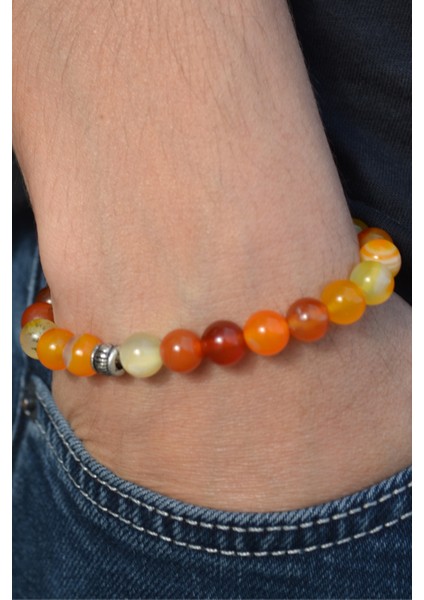 Akik Bileklik Doğaltaş 8mm indirimleri