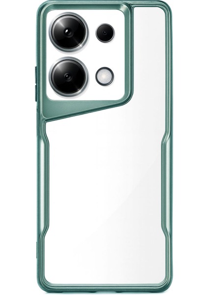 Xiaomi Redmi Note 13 Pro 4g Kılıf Darbe Önleyici Kenar Renkli Silikon Kapak