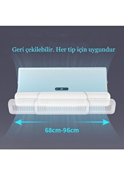 Evrensel Ayarlanabilir Klima Hava Yönlendirici Aparat Split Tipi Rüzgar Deflektörü Klima Siperliği fırsatları