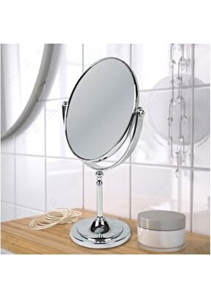 Ayaklı Büyüteçli Mini Makyaj Aynası