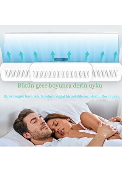 Evrensel Ayarlanabilir Klima Hava Yönlendirici Aparat Split Tipi Rüzgar Deflektörü Klima Siperliği