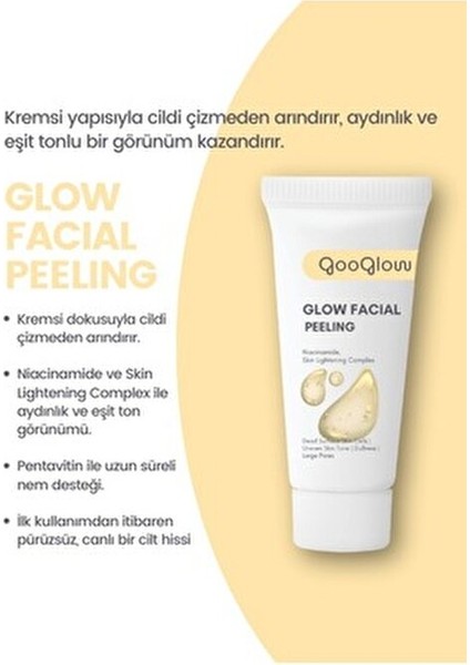 Glow Facial Peeling / Arındırıcı, Leke Karşıtı, Gözenek Sıkılaştırıcı Peeling fiyatları