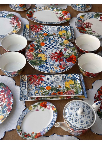 Kahvaltı Takımı Italy Garden 42 Parça 6 Kişilik fırsatları