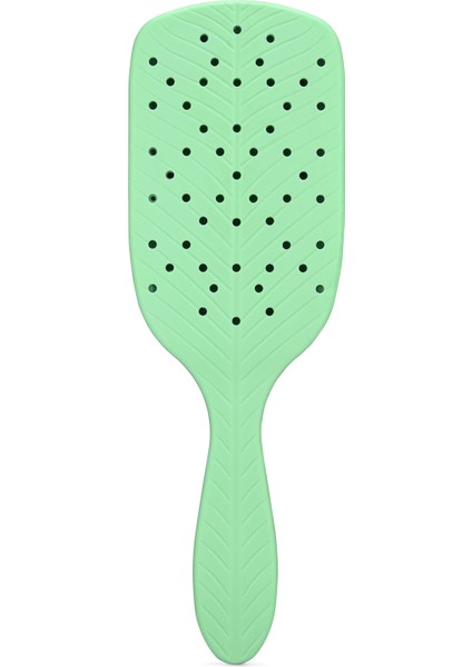 Go Green Paddle Detangler Kalın Telli Saçlar Için Geniş Saç Fırçası Yeşil fiyatları